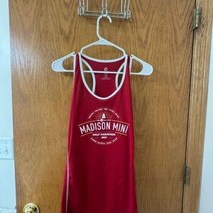 Red Madison Mini Marathon Tank Top